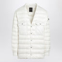 Moncler + Rick Owens 화이트 퀼트 재킷
