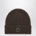 Moncler + Rick Owens Brown Virgin Wool Cap