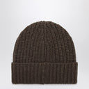 Moncler + Rick Owens Brown Virgin Wool Cap