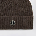 Moncler + Rick Owens Brown Virgin Wool Cap