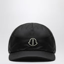 Moncler + Rick Owens Black Nylon Baseball Cap