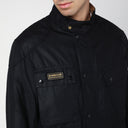 Barbour Black Waxed International Jacket