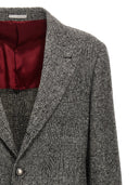 Brunello Cucinelli Check Single Breasted Blazer