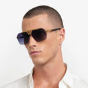 Marc Jacobs Sunglasses Marc 837/S J5 G Gold/Gray Gradient Men