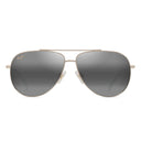 Maui Jim Sunglasses Hauoli 665 16 A Gold/Gray Mirrored Unisex Polarized