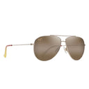 Maui Jim Sunglasses Hauoli H665 16 B Gold/Brown Unisex Polarized