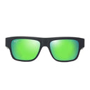 Maui Jim Sunglasses Kokua Gm638 02 Black/Green Mirrored Unisex Polarized