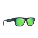 Maui Jim Sunglasses Kokua Gm638 02 Black/Green Mirrored Unisex Polarized