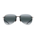 Maui Jim Sunglasses Sugar Beach B421 02 Mj0421 S 006 Glossy Black/Hawaii Blue Unisex Polarized