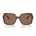 Michael Kors Sunglasses Mk2247 U 395173 Quogue Dark Tortoiseshell Cream/Brown Woman