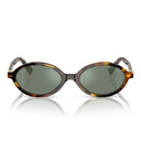 Miu Miu Sunglasses Mu04 Zs Vau04 M Brown Honey/Green Silver Mirror Women