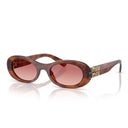 Miu Miu Sunglasses Mu06 Zs 26 E50 U Striated Tobacco/Etruscan Woman