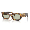 Miu Miu Sunglasses Mu09 Ws 14 L50 O Honey Brown/Green Women