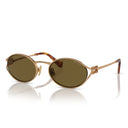 Miu Miu Sunglasses Mu52 Y 7 Oe01 T Gold/Brown Women