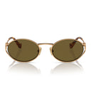 Miu Miu Sunglasses Mu52 Y 7 Oe01 T Gold/Brown Women