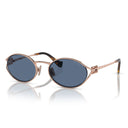 Miu Miu Lunettes de soleil Mu52 Y Zvf1 V1 Or/Bleu foncé Femme