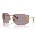 Miu Miu Sunglasses Mu54 Ys 5 Ak06 I Gold/Brown Women