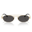 Miu Miu Zonnebril Mu54 Zs Zvn08 Z Goud/Donkergrijs Dames