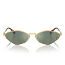 Miu Miu Sunglasses Mu56 Zs 5 Ak04 M Gold/Green Silver Mirror Women