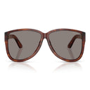 Miu Miu Sunglasses Mua08 S 26 E80 Q Striated Tobacco/Dark Gray Women