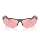 Miu Miu Sunglasses Mua02 S 14 Y70 J Metallic Cocoa/Pink Mirrored Women