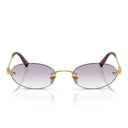 Miu Miu Sunglasses Mua54 S 5 Ak04 O Gold/Gray Gradient Women