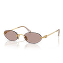 Miu Miu Sunglasses Mua54 S 5 Ak20 I Gold/Light Purple Brown Women