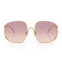 Miu Miu Sunglasses Mua57 S 5 Ak40 S Gold/Brown Gradient Dark Purple Women