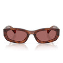 Miu Miu Sunglasses Mub04 S 26 E80 B Striated Tobacco/Dark Violet Women