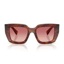 Miu Miu Sunglasses Mub05 S 26 E50 U Striated Tobacco/Smoky Red Women