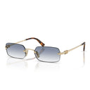 Miu Miu Sunglasses Mub50 S Zvn80 O Pale Gold/Transparent Blue Gradient Women