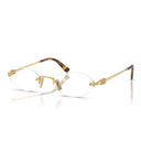 Miu Miu Prescription Glasses Mua54 S 5 Ak08 N Gold/Transparent Women