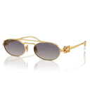 Miu Miu Sunglasses Mu54 Zs 5 Ak30 C Gold/Grey Mirror Women
