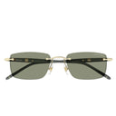 Montblanc Sunglasses Mb0344 S 005 Gold/Green Men