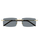 Montblanc Sunglasses Mb0443 S 004 Gold/Gray Men