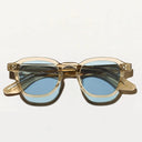 Moscot Sonnenbrille Momza Zimt Beige/Blau Farbverlauf Unisex