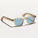 Moscot Sonnenbrille Momza Zimt Beige/Blau Farbverlauf Unisex