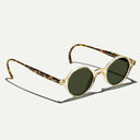 Moscot zonnebril Scooch vleesschildpad havana/groen verloop unisex