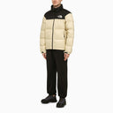 Die North Face Retro Nuptse 1996 Black/Creme White Down Jacke