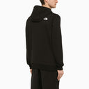 The North Face Black Cotton Hoodie With Logo