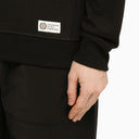 The North Face Black Cotton Hoodie With Logo