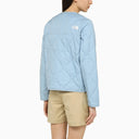 La giacca imbottita blu azzurra a nord con logo