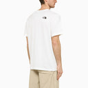 Logo North Face Print T Shirt White