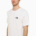 Logo North Face Print T Shirt White