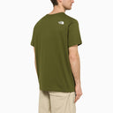 Il logo North Face Print Shirt Forest Green