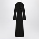 Robe de chemise noire SportMax en maillot de viscose