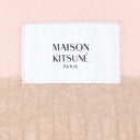 Maison kitsuné lana mezcla bufanda rayada