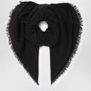 Destin Ebony Brown Cashmere Scarf