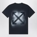 Tanda nera Off White ™ con stampa spray freccia