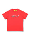 Magliette e polo bianco sporco rosse